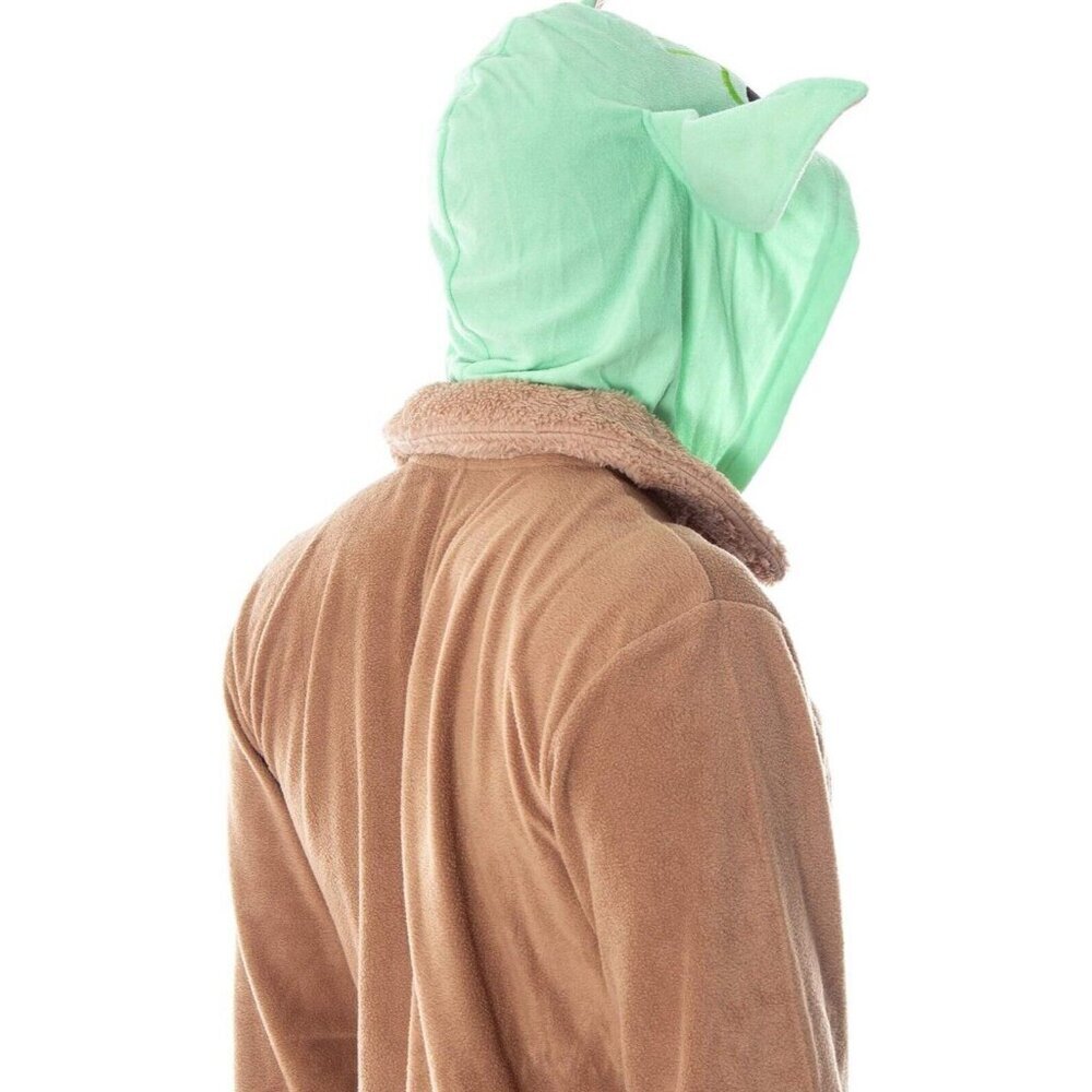 NEW! Star Wars Baby Yoda Unisex Union Suit Adult One Piece Pajama Costume 2XL - Picture 4 of 11